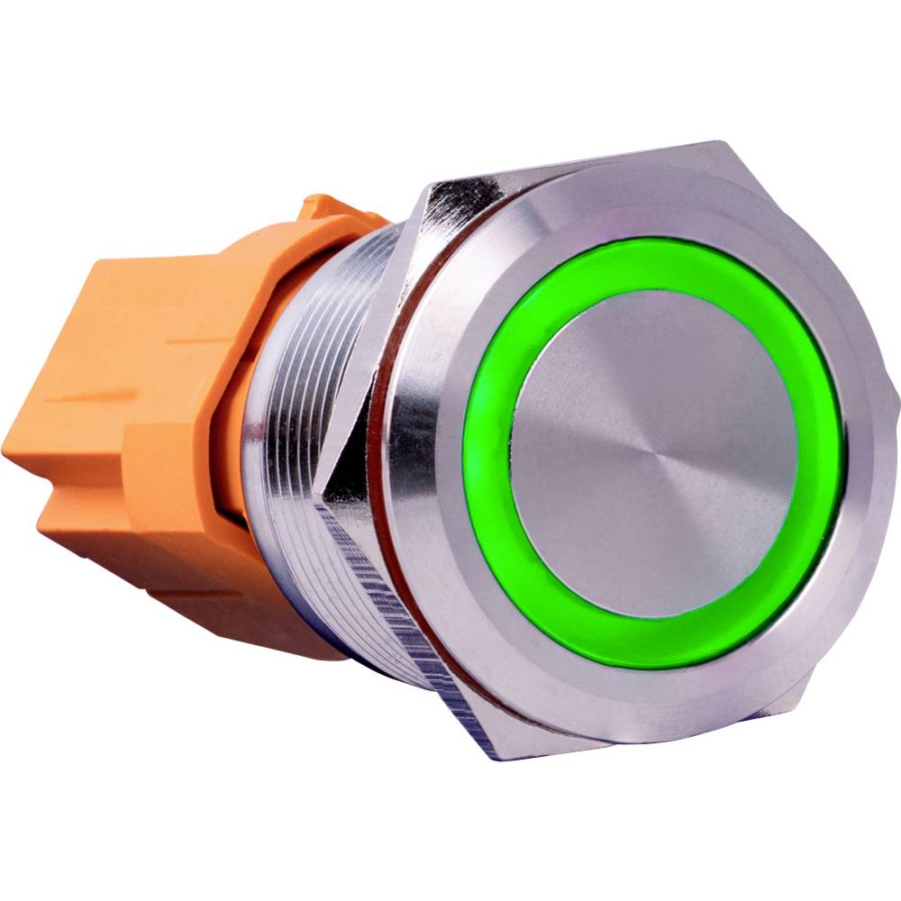 Joy-it BUTTON22B-L-GR Tastschalter 250 V/AC 7 a 1 X Ein/(Aus) IP67, IK10 Rastend 1 St. (BUTTON22B-L-GR)