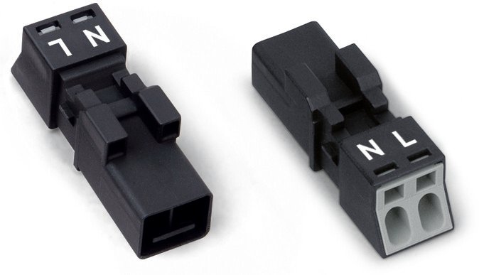WAGO Stecker 2-polig 1,50 Mm² Schwarz