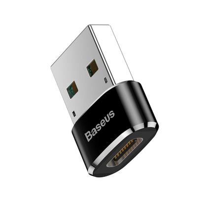 Baseus USB Male to Type-C Female Adapter Converter Black thumbnail