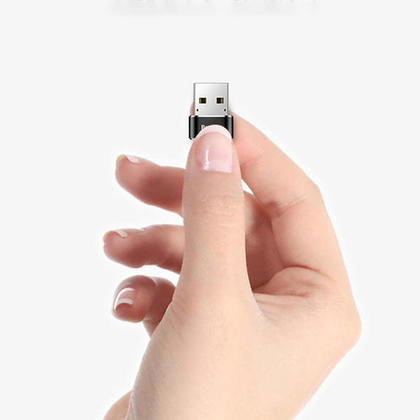 Baseus USB Male to Type-C Female Adapter Converter Black thumbnail