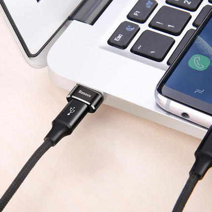 Baseus USB Male to Type-C Female Adapter Converter Black thumbnail