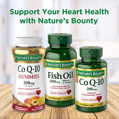 Nature’s Bounty Fish Oil, 1200mg, 360mcg of Omega-3, 200 Rapid Release Softgels thumbnail