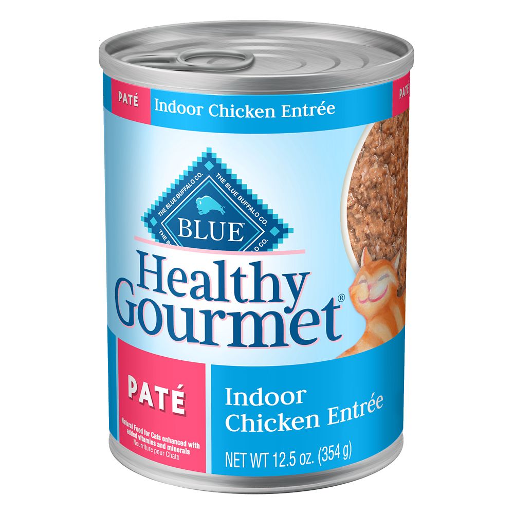 Blue Buffalo Healthy Gourment Pate Indoor Chicken Wet Cat Food - 12pk/12.5oz