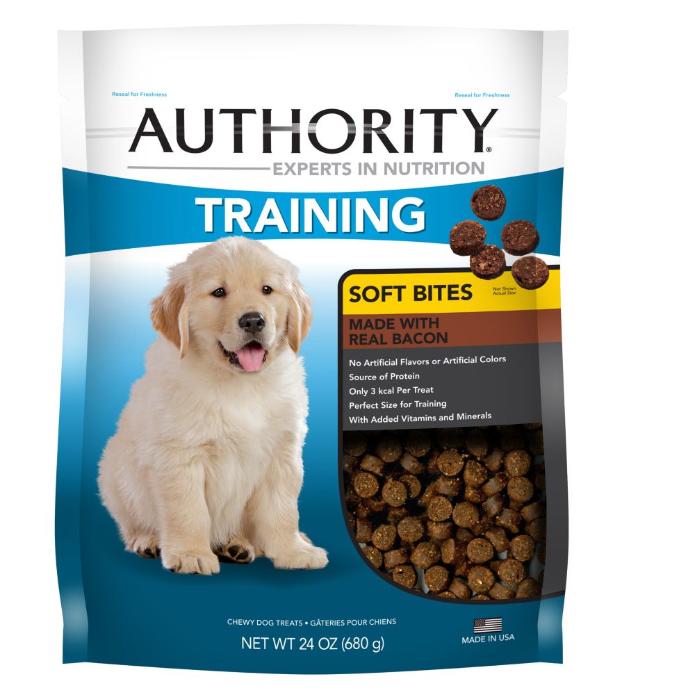 Authority Training Soft Bites Dog Treat - Bacon Size: 24 Oz, Adult, Chicken
