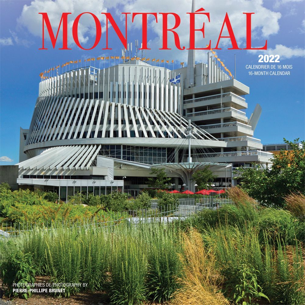 Montreal 2022 12 X 12 Inch Monthly Square Wall Calendar by Wyman Publishing, Canadian Regional Travel