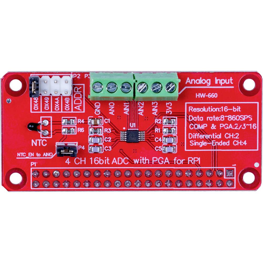 Joy-It Rb-Adc01 Analog Digital Converter