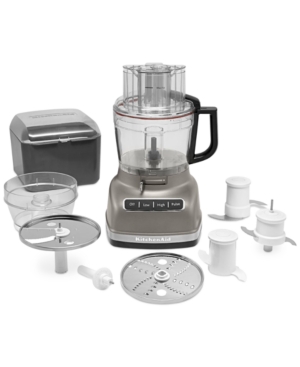 KitchenAid 11-Cup Food Processor W/ Exactslice System in Silver, KFP1133ACS