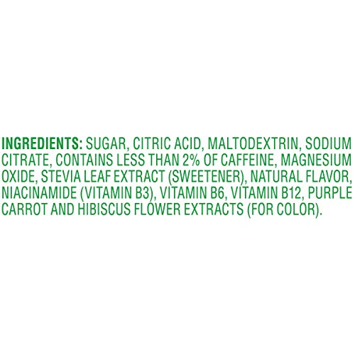 Crystal Light Pure Mixed Berry Energy Drink Mix with Caffeine and B Vitamins (48 on-the-Go Packets  8 Packs of 6) thumbnail