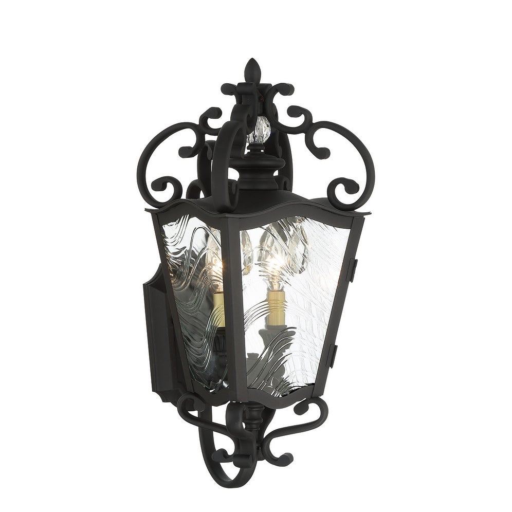 9332-270-Minka Lavery-Great Outdoors - Brixton Ivy - 2 Light Outdoor Wall Lantern-Terraza Village Aged Patina Finish