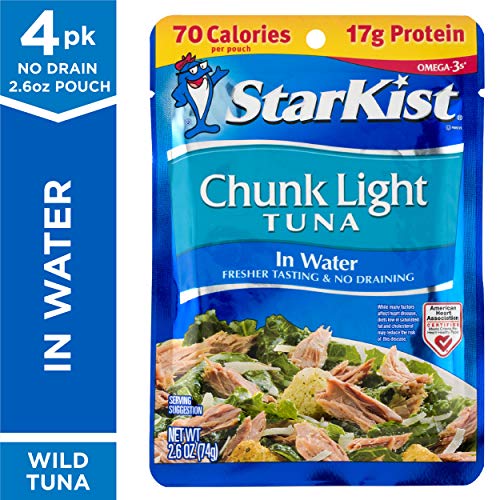 StarKist Chunk Light Tuna in Water - 2.6 Oz Pouch (Pack of 4) thumbnail
