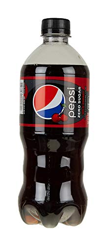 Pepsi Zero Sugar Wild Cherry Cola Soda Pop  20 Fl Oz  Bottle