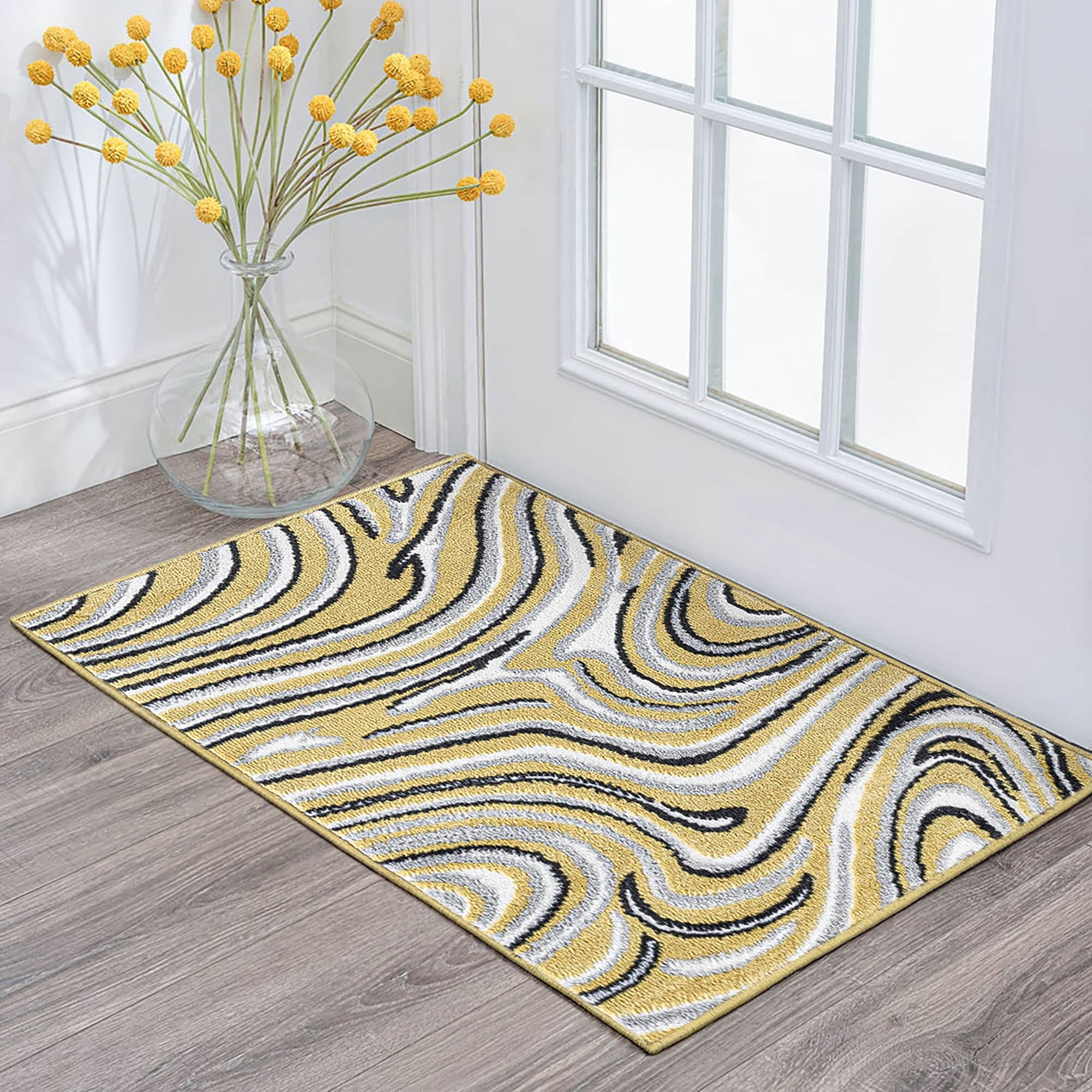 Wyman Modern & Contemporary Abstract Indoor Area Rug