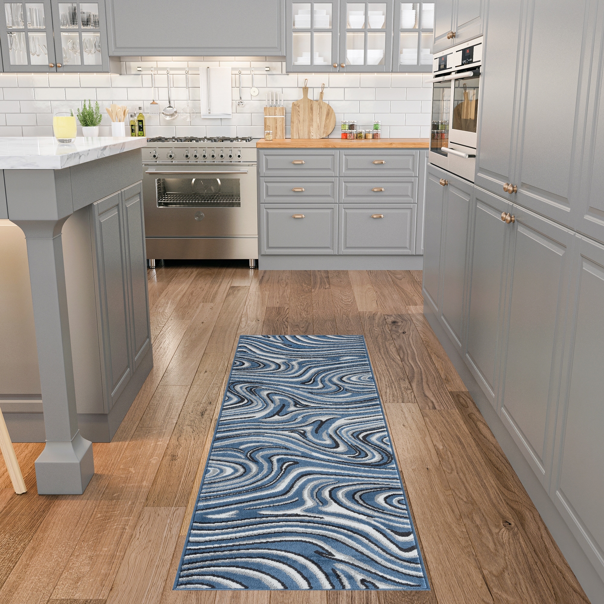 Wyman Modern & Contemporary Abstract Indoor Area Rug