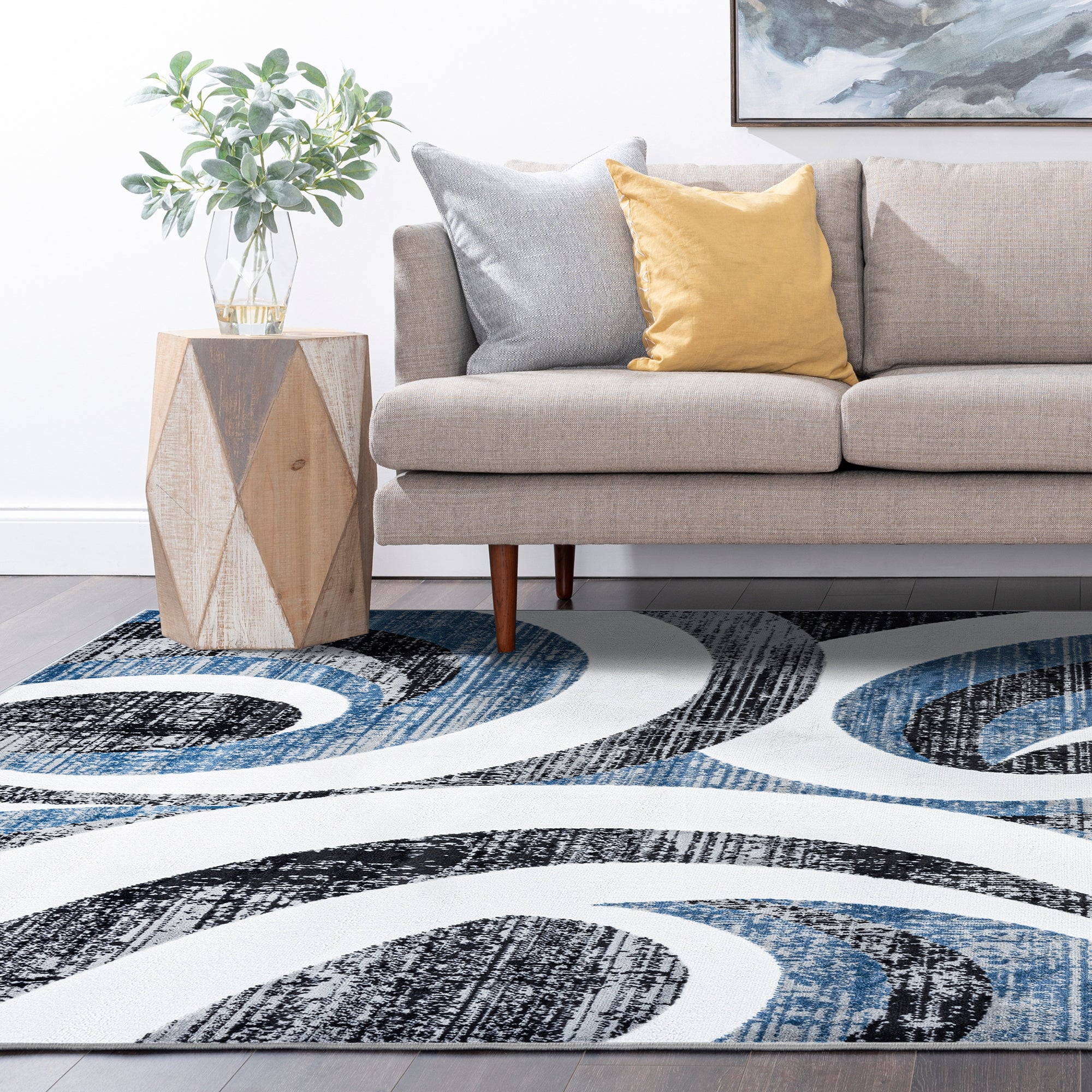 Wyman Modern & Contemporary Abstract Indoor Area Rug