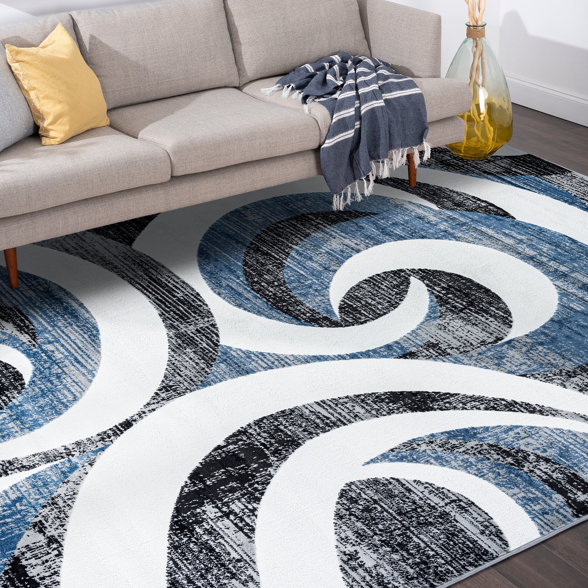 Wyman Modern & Contemporary Abstract Indoor Area Rug thumbnail