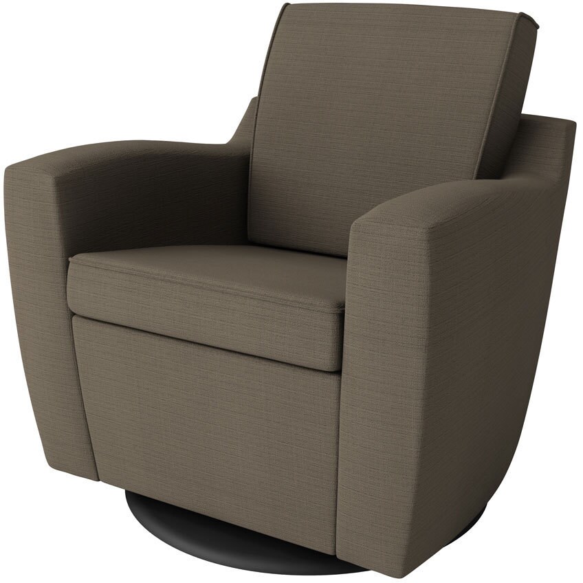 Dutailier Mocha Upholstered Swivel Glider thumbnail