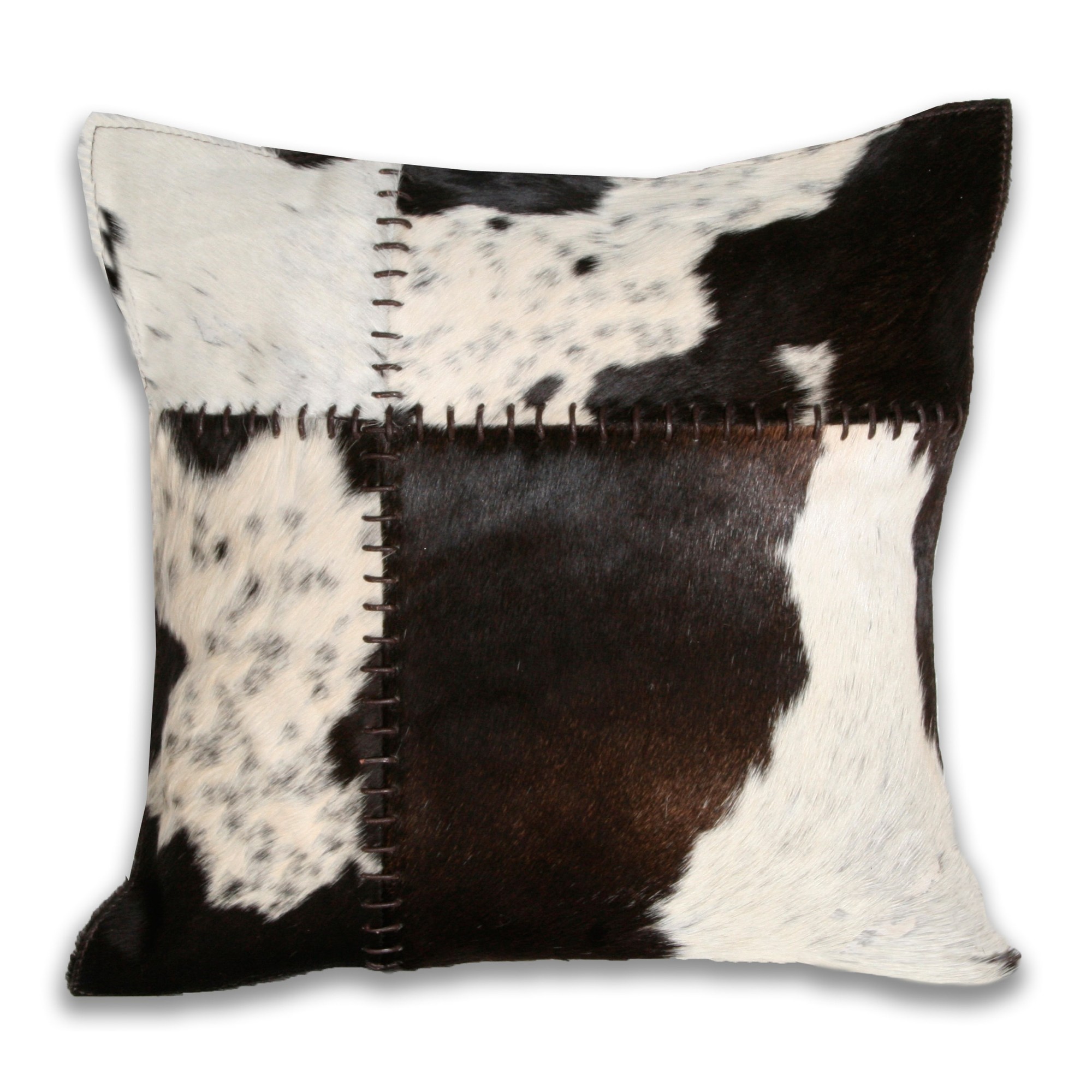 Marlo Lorenz Cow Hide 16-inch Decorative Pillow