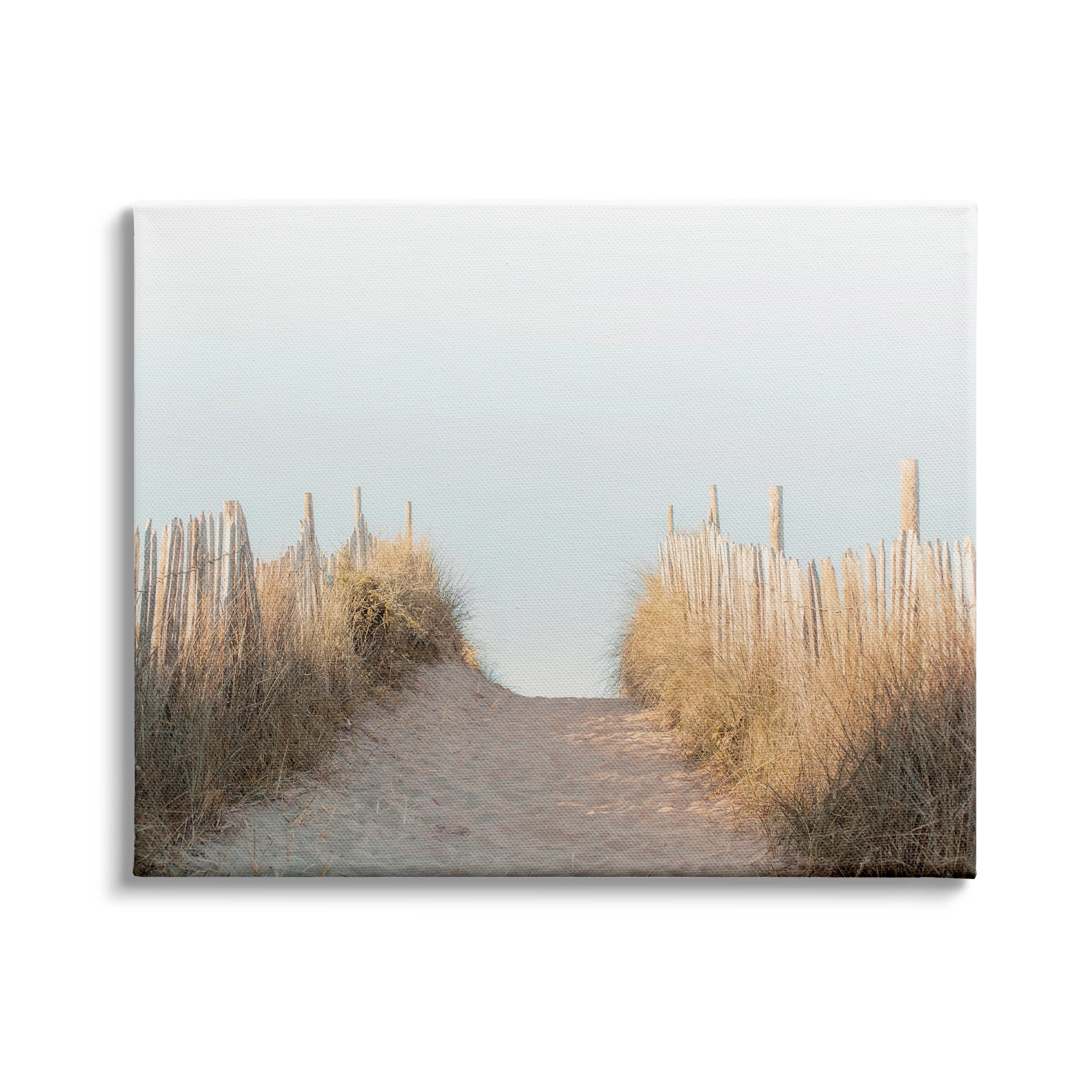 Stupell Indtries Sand Break Nautical Path Tall Grass Distant Waters 48 X 36 Design by Ian Winstanley