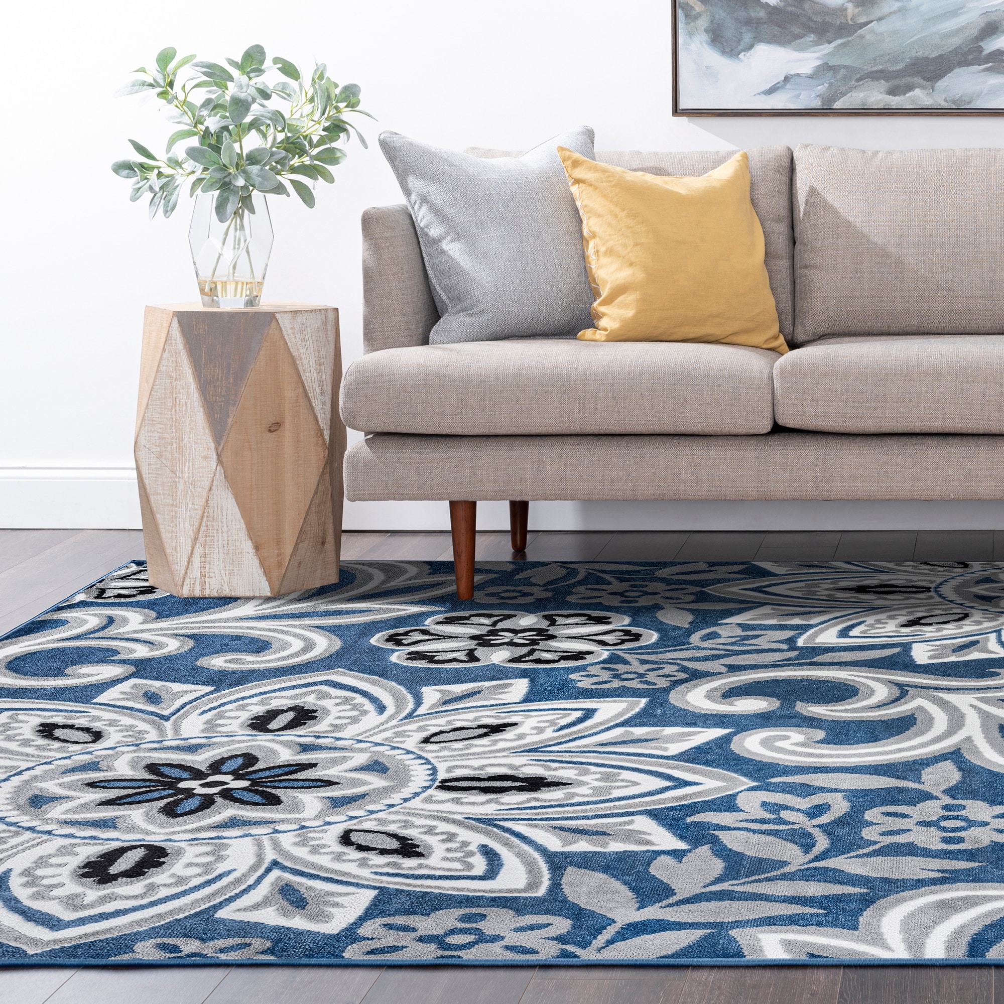 Wyman Bohemian & Eclectic Floral Indoor Area Rug