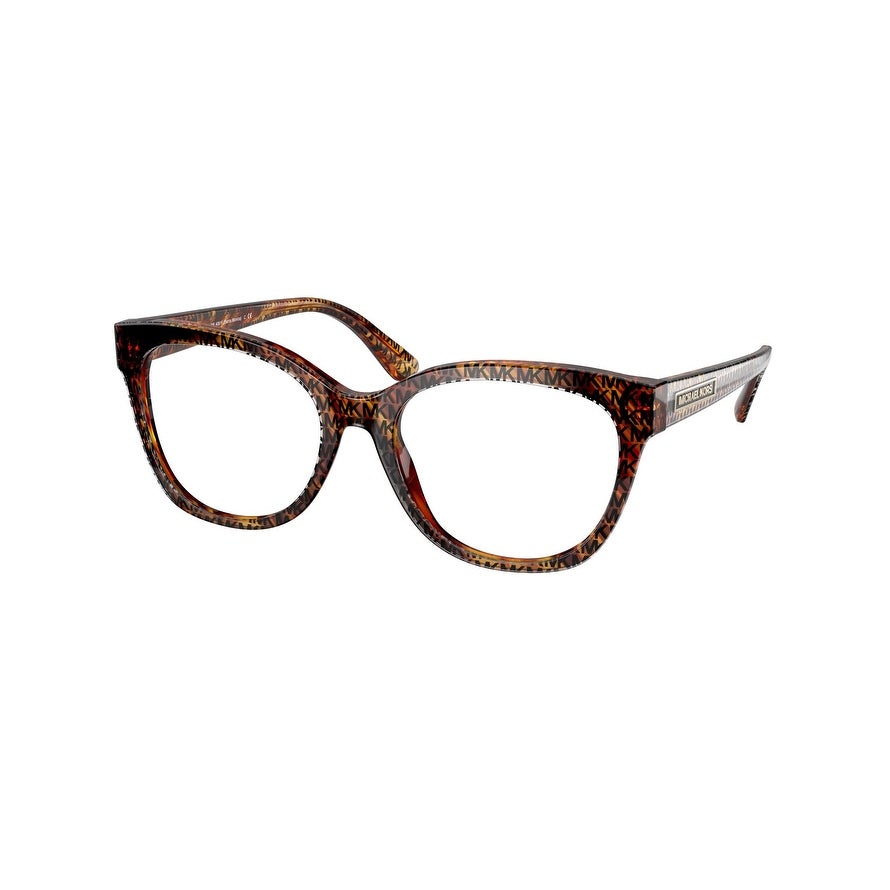 Eyeglasses Michael Kors MK 4081 F Asian Fit 3667 Logo Print Tortoise