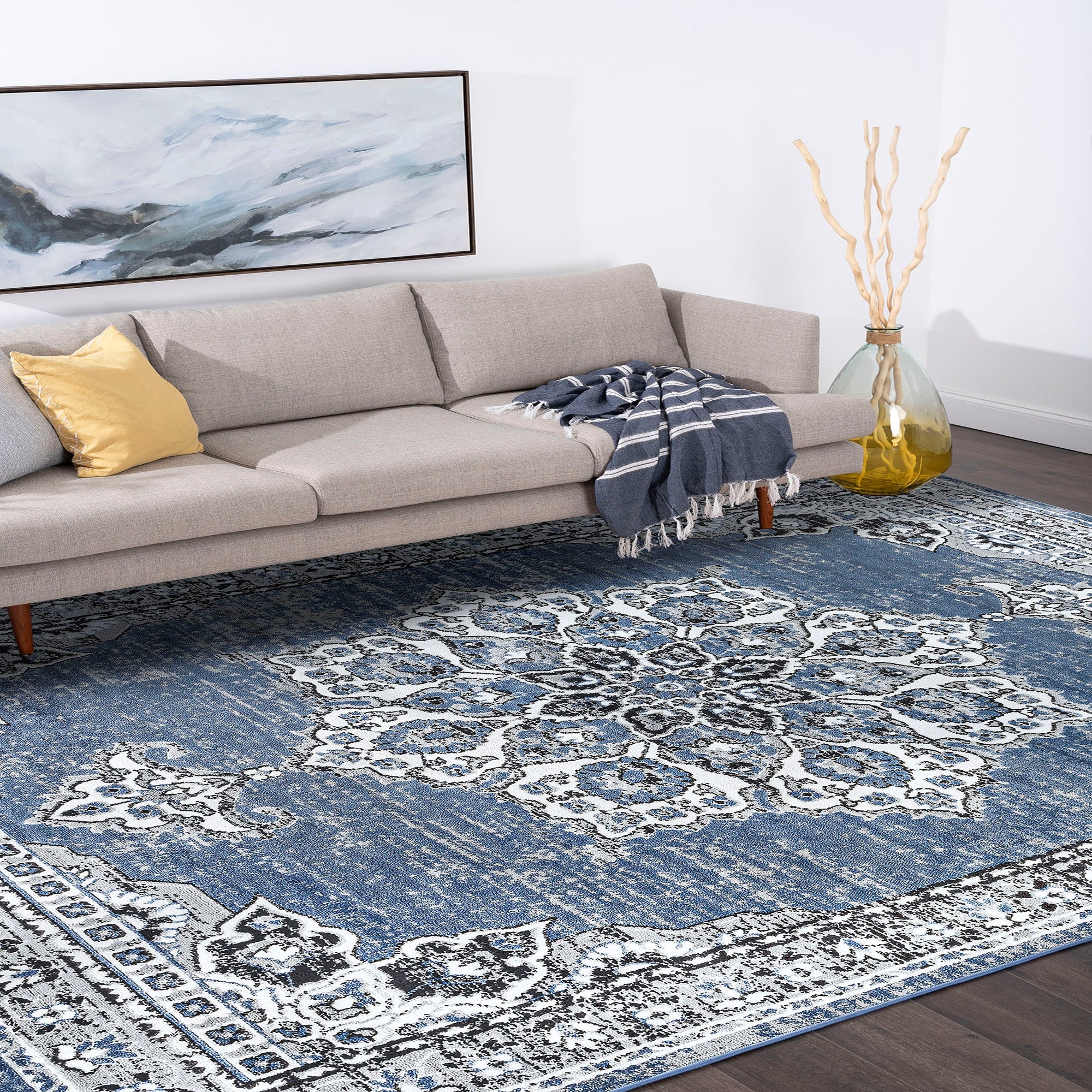 Wyman Bohemian & Eclectic Medallion Indoor Area Rug thumbnail