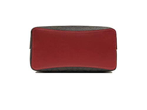 Coach 2312 Town Bucket Bag in Signature Canvas in Brown 1941 Red thumbnail
