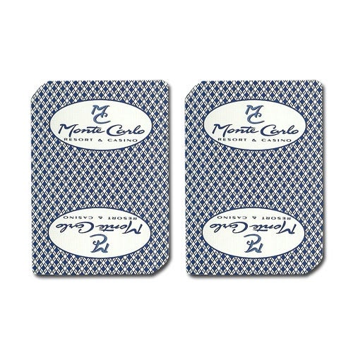 Single Deck Used in Casino Playing Cards - Monte Carlo