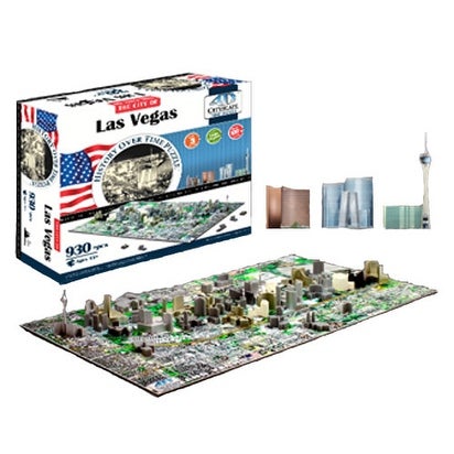 4D Las Vegas Skyline Time Puzzle