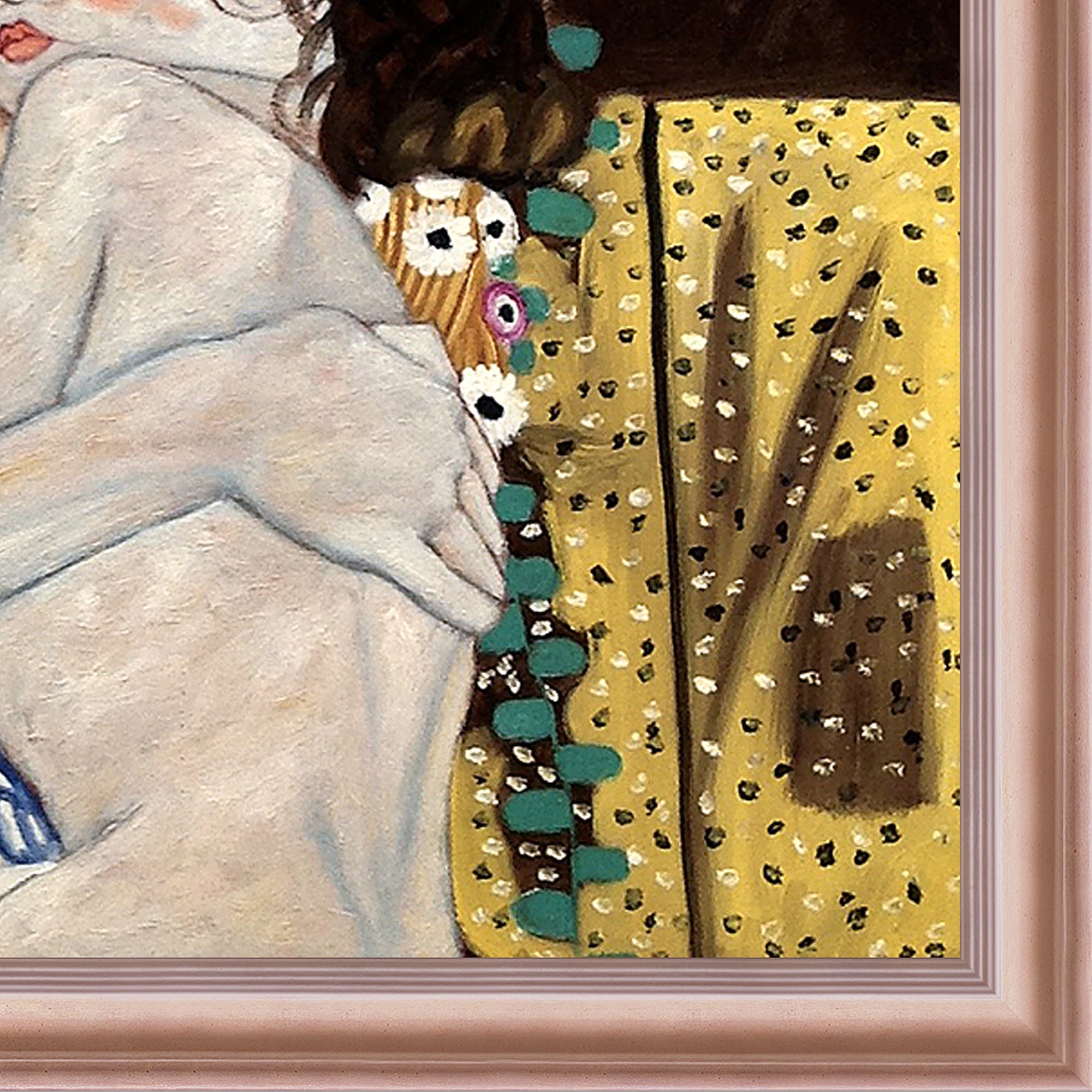 La Pastiche Le Tre Eta Della Donna (Mother and Child) with Rose Gold Classico Frame, 23