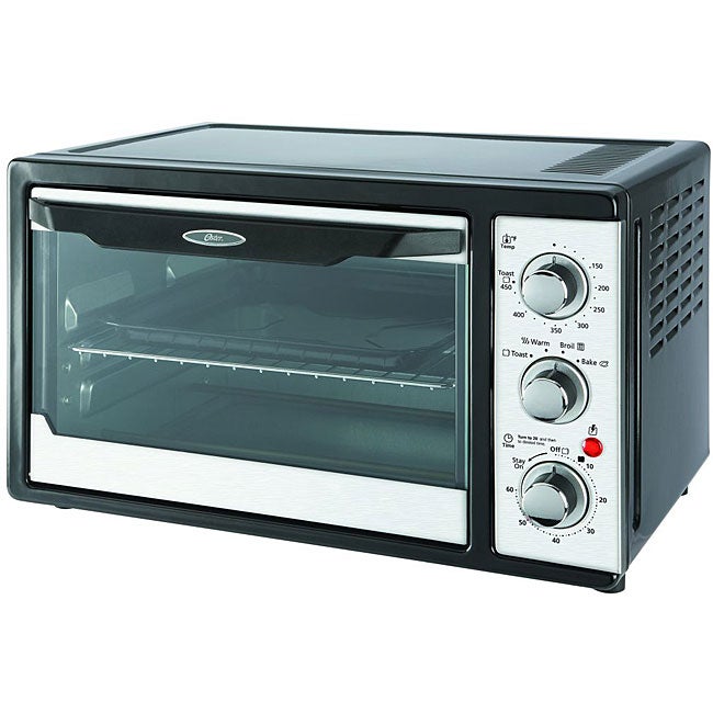 Black 6-slice Toaster Oven