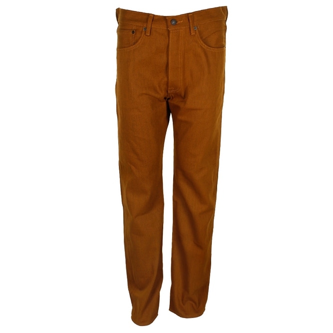Levi S Men S 501 Original Shrink to Fit Button Fly Jeans Bronze 1679 38X34