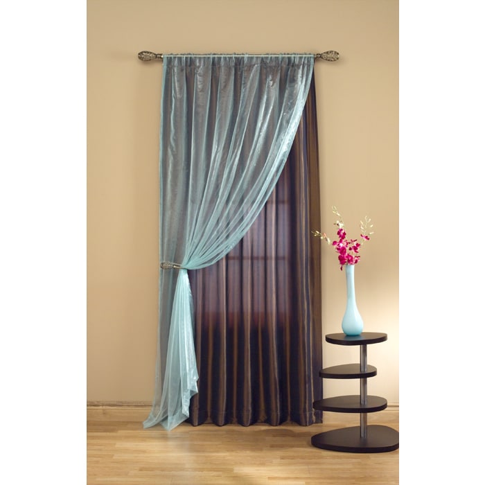 Maytex Savvy Reversible Window Curtain - 40 X 84