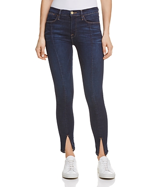 Frame Le High Split-Hem Skinny Jeans in Wyman