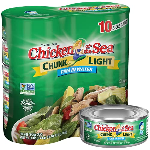 Chicken of the Sea Chunk Light Tuna in Water 10 - 5 Oz Cans thumbnail