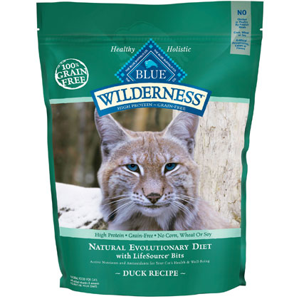 Blue Buffalo Wilderness Dry Cat Food Duck 2.5 Lb Bag by Summit
