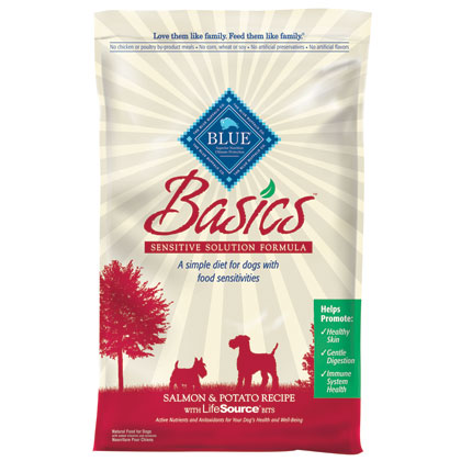 Blue Buffalo Basics Limited Ingredient Diet, Salmon, Adult Dry Dog Food, 24 Lbs