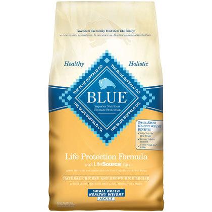 Blue Buffalo Life Protection Formula Healthy Weight Small Breed Dog Food - Natural Dry Dog Food for Adult Dogs - Chicken and Brown Rice - 6 Lb. Bag