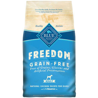 Blue Buffalo Wilderness High Protein Grain Free, Natural Senior Dry Dog Food, Chicken 4.5-lb