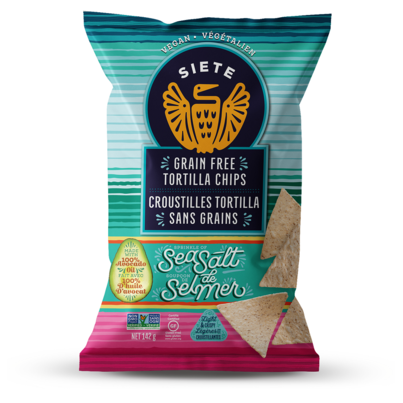 Siete Grain Free Tortilla Chips - Sea Salt 1 Oz