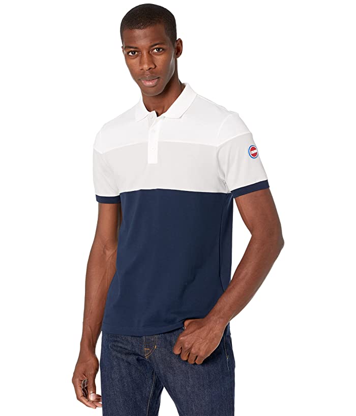 COLMAR Color Blocking Polo Shirt with Short Sleeves
