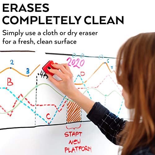 Arteza Dry Erase Markers  Bulk Pack of 52  Chisel Tip  12 Assorted Colors with Low-Odor Ink  Whiteboard Pens  Office Supplies for Back to School thumbnail