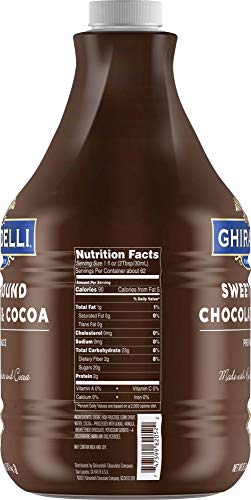 Ghirardelli Chocolate Sweet Ground Chocolate & Cocoa Sauce, 87.3-Ounces Plastic Bottle thumbnail
