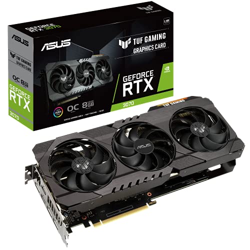 ASUS TUF Gaming GeForce RTX 3070 8GB GDDR6 PCI Express 4.0 X16 Video Card TUF-RTX3070-O8G-V2-GAMING