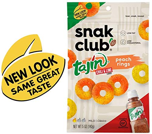 Snak Club, Tajin Chili and Lime Peach Rings, 5 Oz (Case of 6) thumbnail