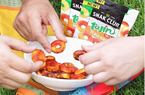 Snak Club, Tajin Chili and Lime Peach Rings, 5 Oz (Case of 6) thumbnail