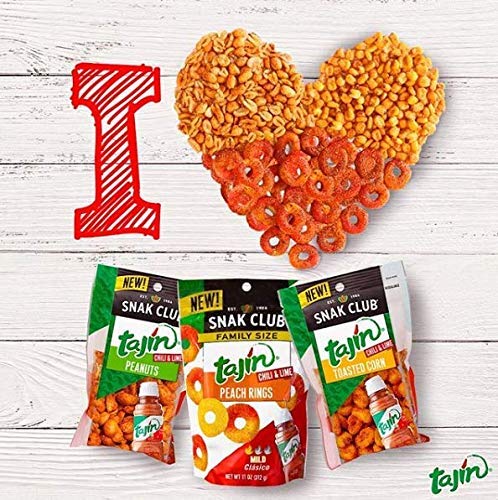 Snak Club, Tajin Chili and Lime Peach Rings, 5 Oz (Case of 6) thumbnail