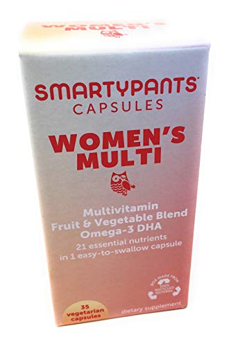 Smartypants Capsules Women's Multivitamin Fruit & Vegetable Blend Omega-3 DHA