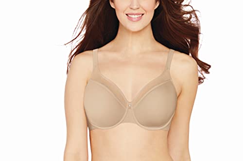 Bali Women's One Smooth U Ultra Light Illusion Neckline Underwire Bra, Nude,38C