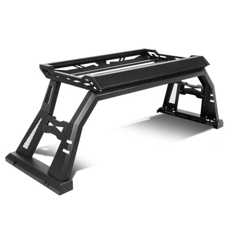 DNA Motoring TCRB-008 for 1999 to 2020 Ford F-250 F-350 Super Duty Square Style Offroad Truck Bed Roll Bar+Cargo Box 00 01 02 03 04 05 06 07 08 09 10