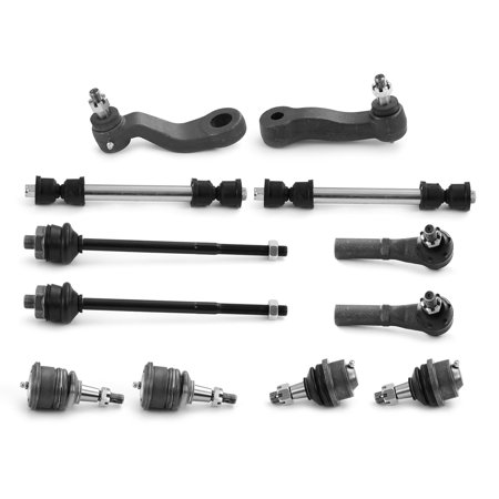 Metrix Premium Chassis Parts - 12 PC Front End Suspension Kit Fits 01-06 Chevrolet Silverado 3500  01-04 GMC Sierra 2500  03-09 Hummer H2  Ball Joints
